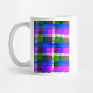 Painted Plaid Mug